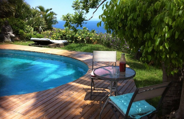 Beautiful Creole villa with exceptional ocean view-Pool-Jacousi - West of the island