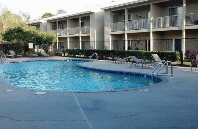 Beautiful Furnished In the Courtyard, Right Beside The Pool On 1st Floor