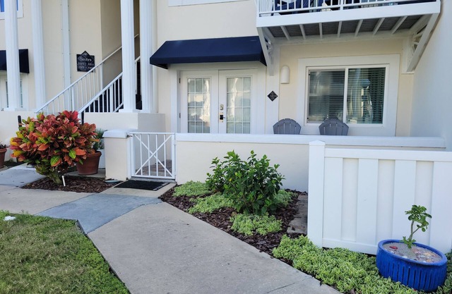 Beautiful Ground Floor Ocean Front condo in Cape Canaveral on a Private Beach.