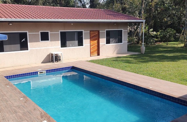 Beautiful House! Enjoy nature and cool off in the pool.