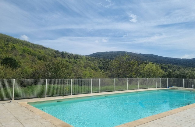 Beautiful house with views and a shared pool