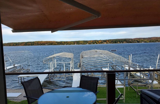 Beautiful Lake Life Condo on Lake Charlevoix with optional boat slip.