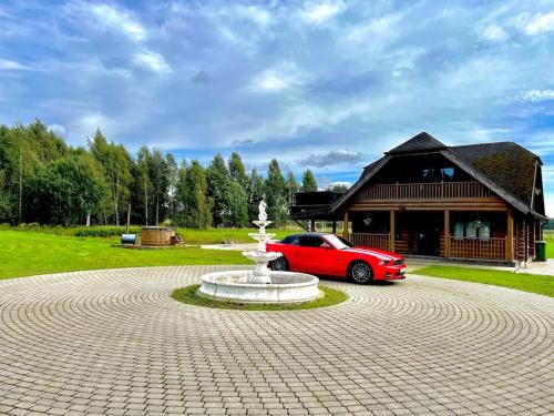 Beautiful log cabin Druviņas