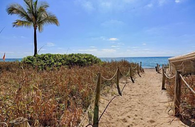 Beautiful Mediterranean Oceanfront Condo with Private Beach
