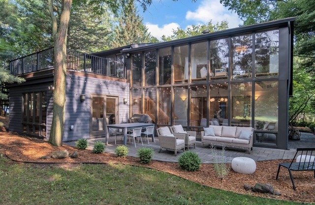 Beautiful Modern Farmhouse Nestled in the Ann Arbor Woods