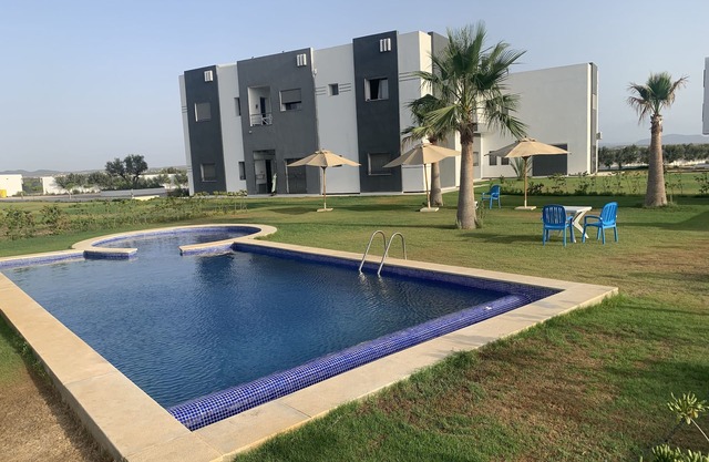 Beautiful new furnished S + 2 apartment with sea view