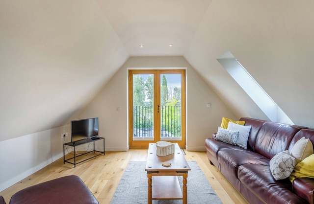 Beautiful property with amazing views across the surrounding countryside.