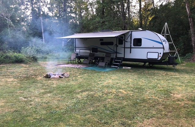 Beautiful RV located in the peaceful wilderness