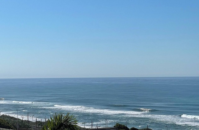 Beautiful sea view from wooden balcony with sunrises to die for !