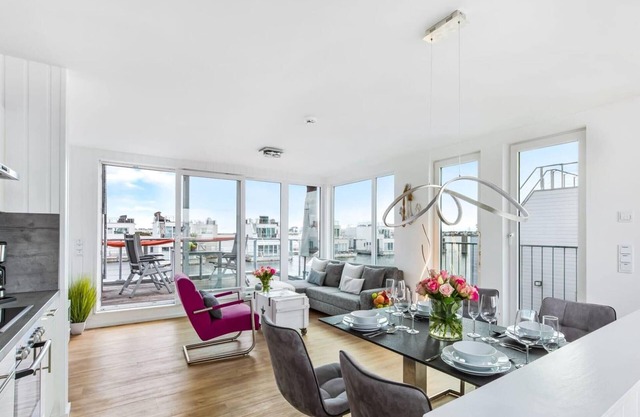 Beautiful ship in Olpenitz with sauna