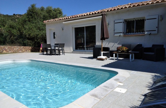 Beautiful villa near Calvi on private land with private pool