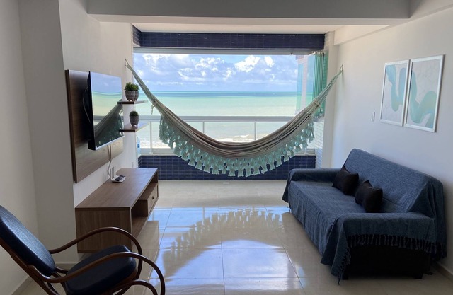 Bela Hospedagem - Flat w/ 2 suites and wi-fi - Pé na sandy do Bessa