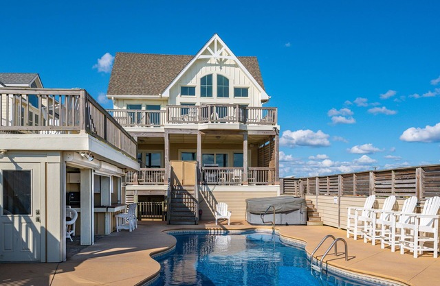 Best of My Love:Oceanfront, heated pool, hot tub, elevator, rec and theater room