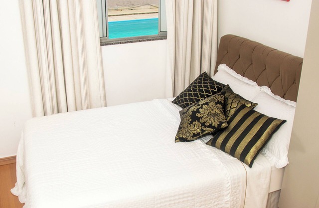 Beth's accommodation with a solar-heated pool