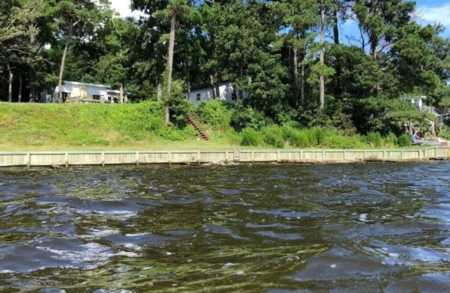 Birds eye view (waterfront cottage)