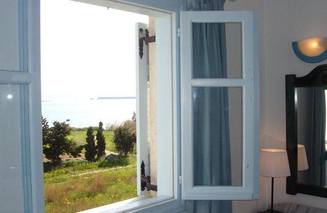 Blue and Sea room with window side sea view