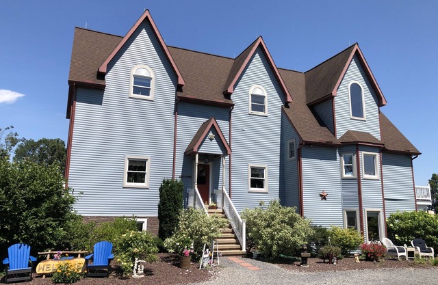 Blue House on the Hill