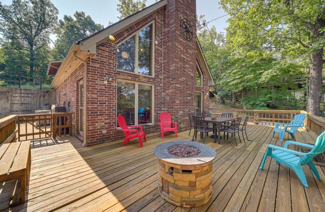 Boat Dock and Fire Pit Lakefront Paradise in Eucha!