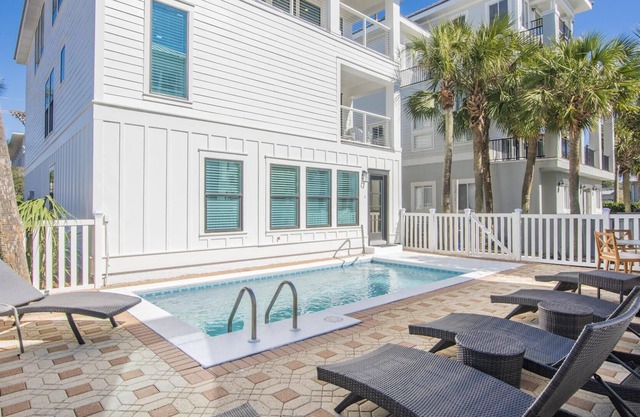 Book for Summer! "Beach Music" Luxury Home with Gulf Views! Golf Cart! Private Heated Pool