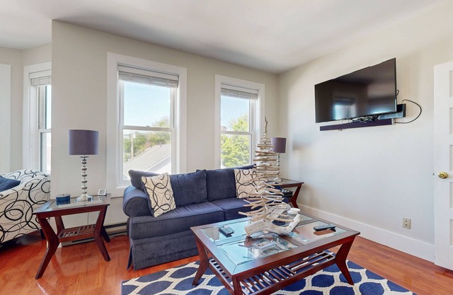 Boothbay Harbor penthouse in the heart of downtown with harbor views
