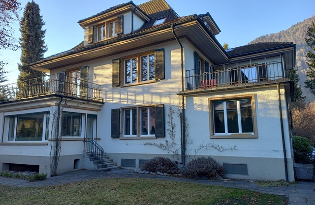 Boutique Villa, sleeps 16, center of Interlaken. parking and garden