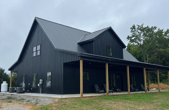 Brand New Farmhouse On 93 Acres On Pond. Beautiful View of Real Working Farm