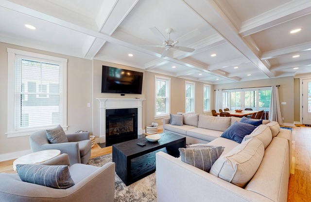 Brand-new home with private pool, hot tub, & dog-friendly yard - close to beach