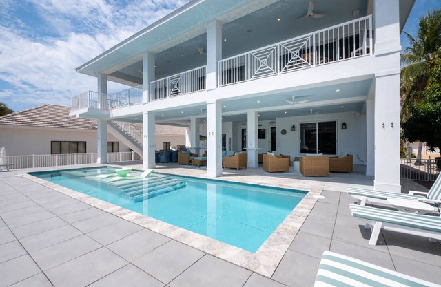 Brand new luxury home with private pool & dock