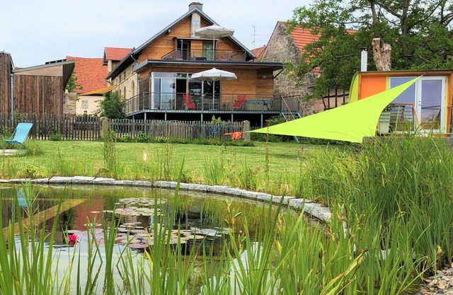 Brauhaus 3 wellness loft "Malz", XXL balcony with nature view, sauna, pool