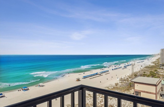 Breathtaking views! 1 BR Gulf front condo w/2 pools on relaxing east side of PCB