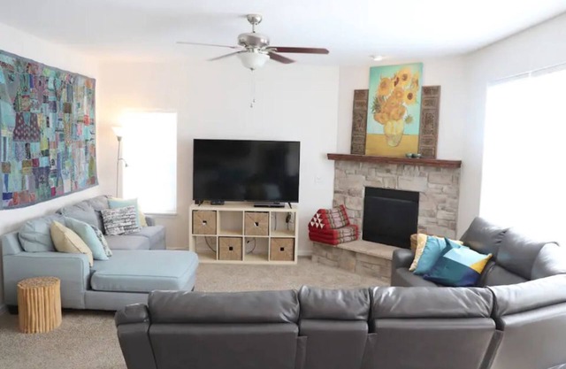 Bright, Airy Keno Home with Patio and Yard