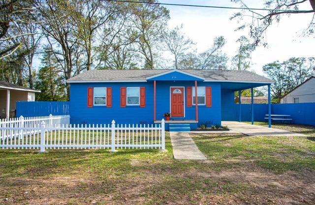 Bright Blue Bungalow