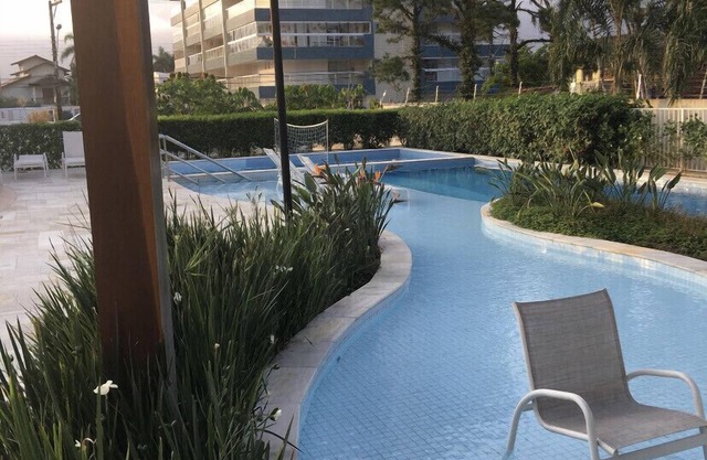 Building facing the sea