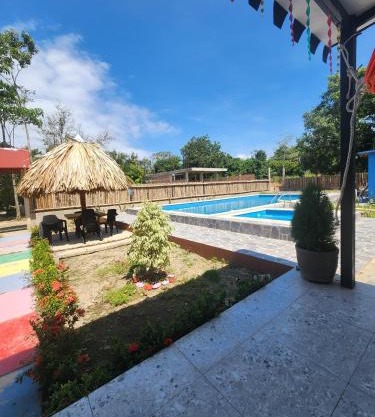 Cabaña con piscina privada