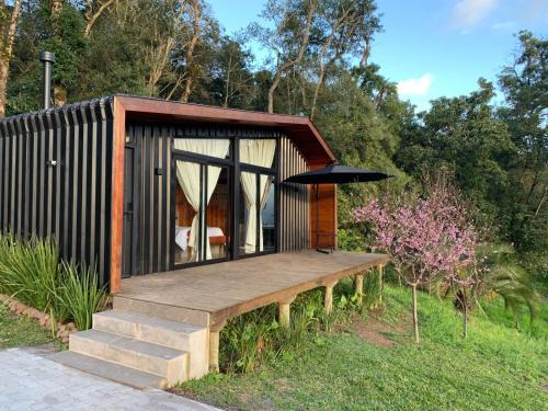 Cabana no vale dos vinhedos