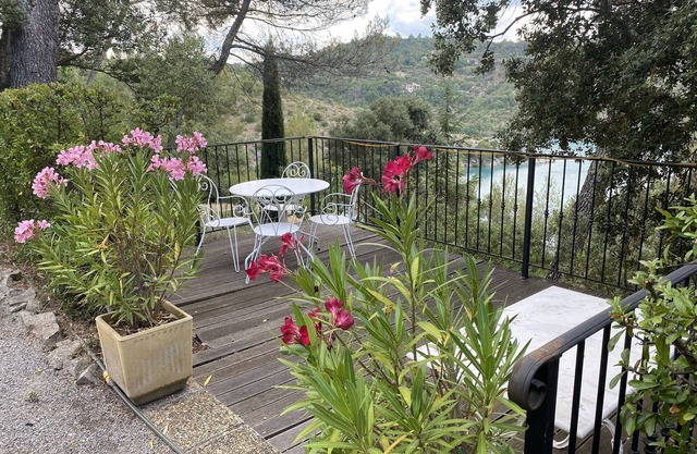 Cabanon de Naïs T2 with terrace and private access to Lake Esparron de Verdon