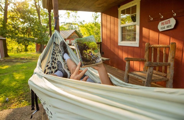 Cabin, camping, and one mile of Niangua river to explore at this secluded cabin.