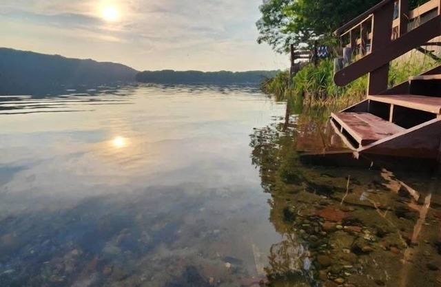 Cabin on Monocle Lake with Bunkhouse - Lakefront Property