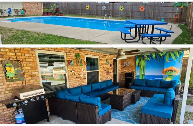 CAJUN OASIS 6br Retreat w/pool 3mi from Casinos and Interstate 210