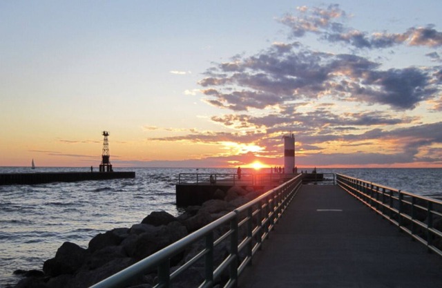 Camper in the village of Pentwater. Large campsite on 2nd st E of Clymer