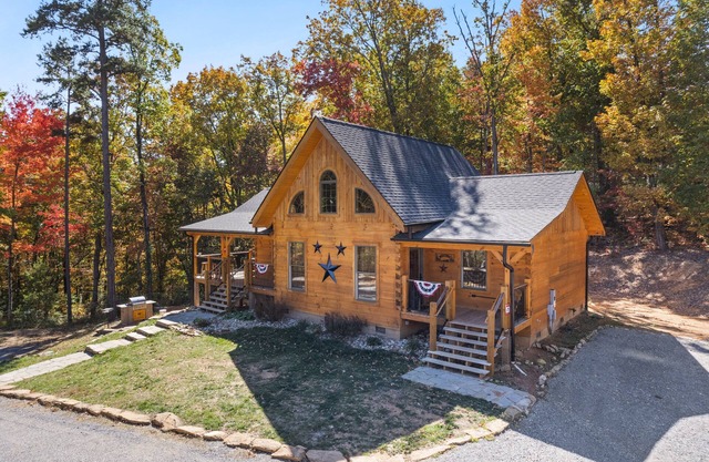 Campfires and Cornbread is a 2 bedroom cabin with loft and loaded amenities!