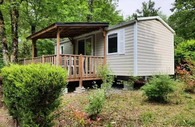 Camping maeva Escapades Relais du Léman * - Cozy 3 Room Mobile Home 4 People Air Conditioned + TV