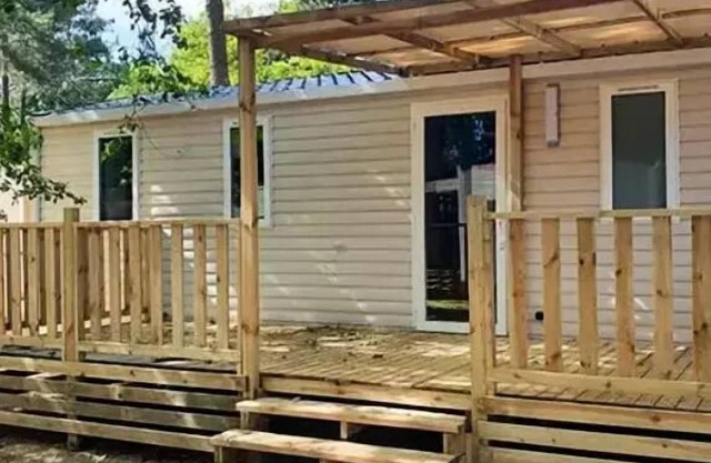 Campsite La Pinède* - Comfort 4-room mobile home for 6 people + TV