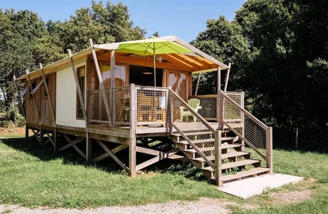 Campsite maeva Respire Domaine de Kervallon * - Cabane Lodge 3 Rooms 5 People + TV