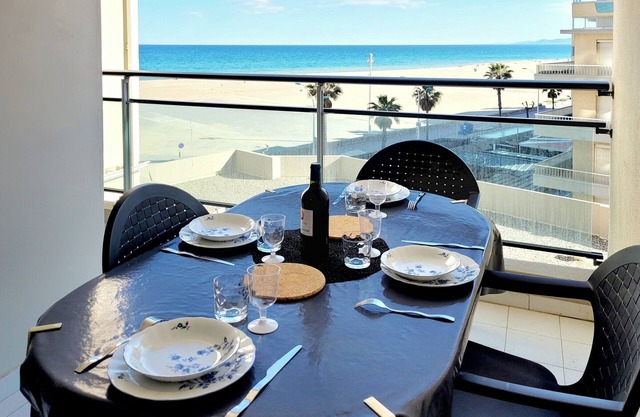 Canet-en-Roussillon - Studio alcove 4 pers - Terrace - Private Parking