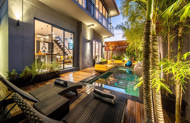 Canggu Private Villa w Pool just steps to Atlas and Finns Beach clubs