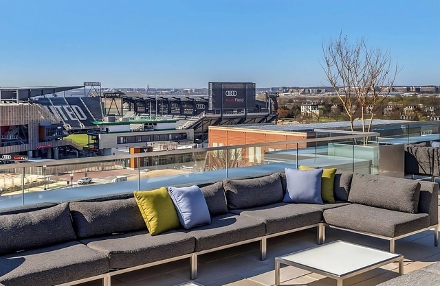 Capitol Riverfront District! Rooftop Lounge, On-Site Bar, Walk to Nationals Park