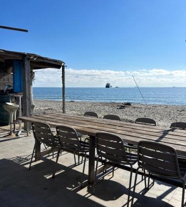 Caravane amy on the beach
