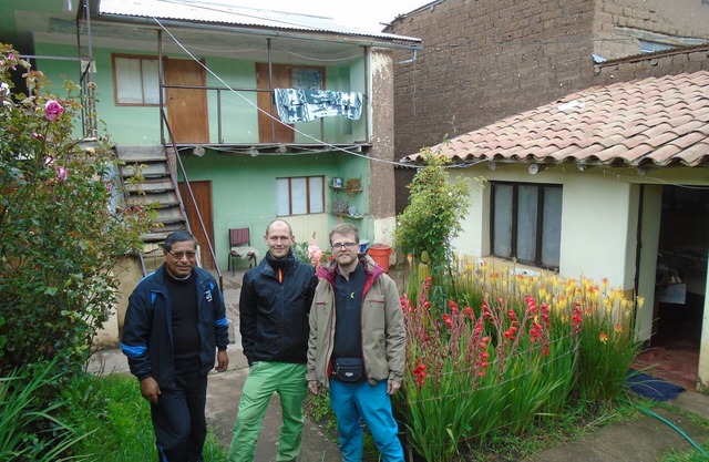 Carmelitas-Yanaoca Family House, Canas Cusco Peru Two rooms with three beds.