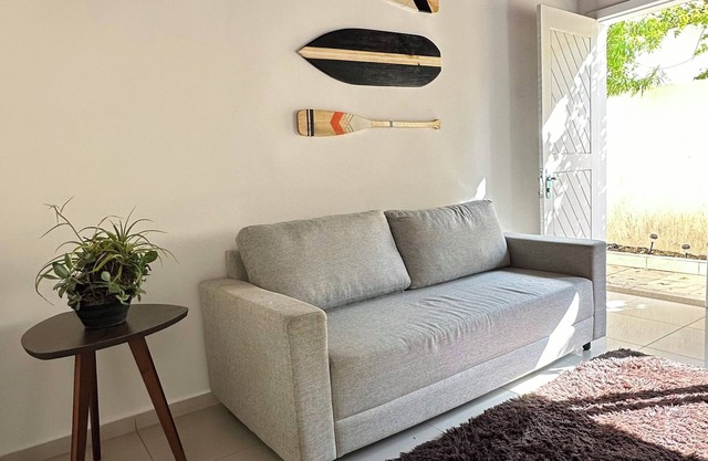 Casa com piscina, perto da praia com 4/4